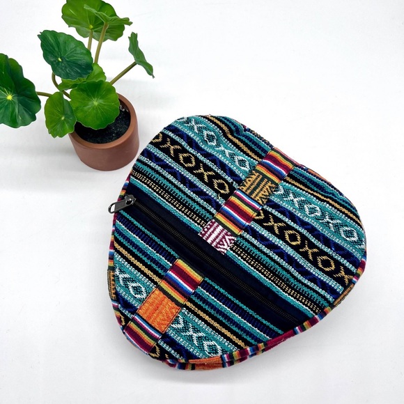 Foldable Heart-Shaped Colorful Cotton Day Backpack - Picture 9 of 12